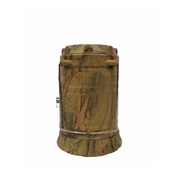 Large Camouflaged LED Solar Rechargeable Pop Up Camping Lantern W/ Flashlight - Picture 14 of 14